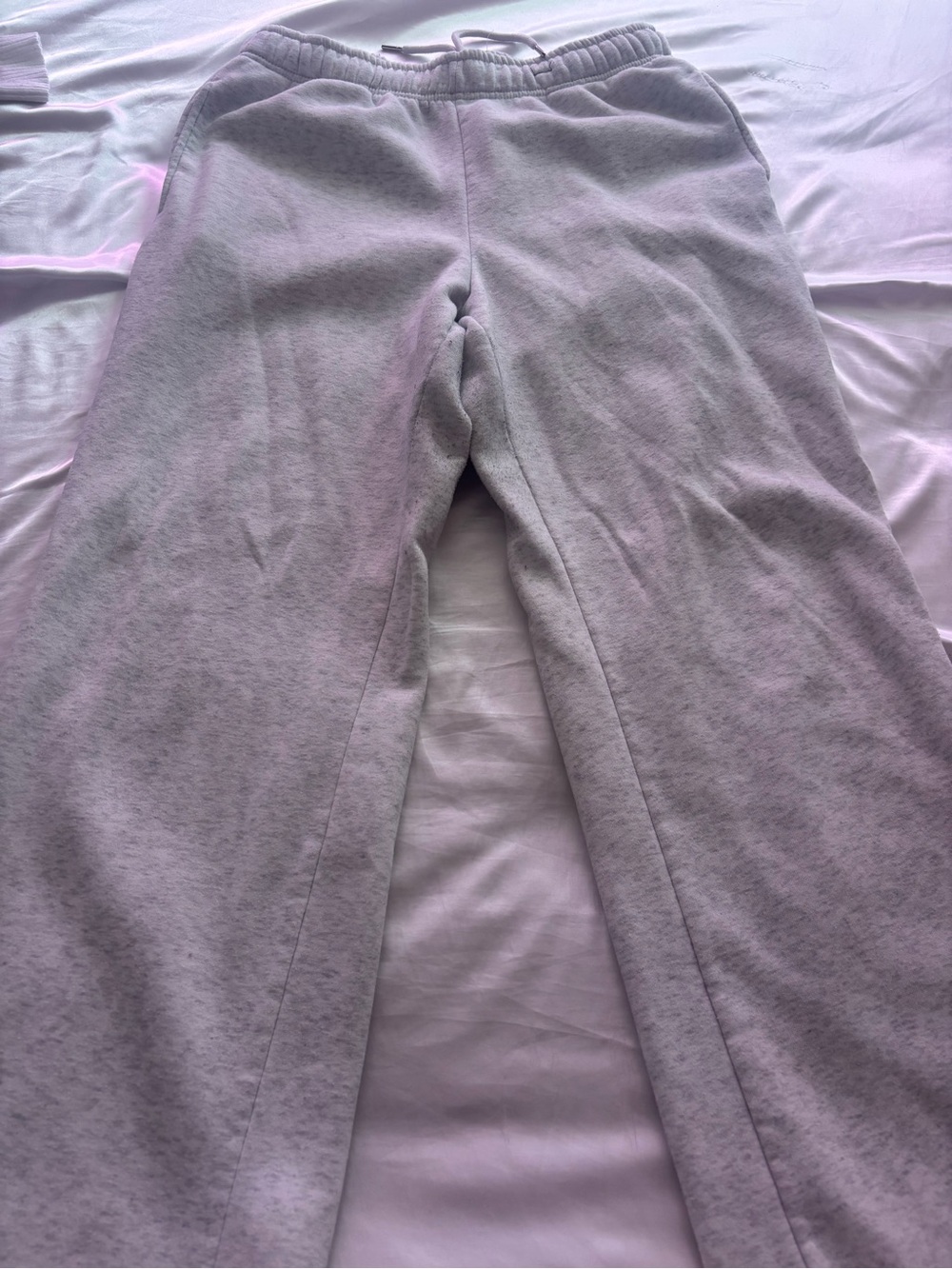 Charlotte Russe Light Gray Kids Sweatpants with Drawstring